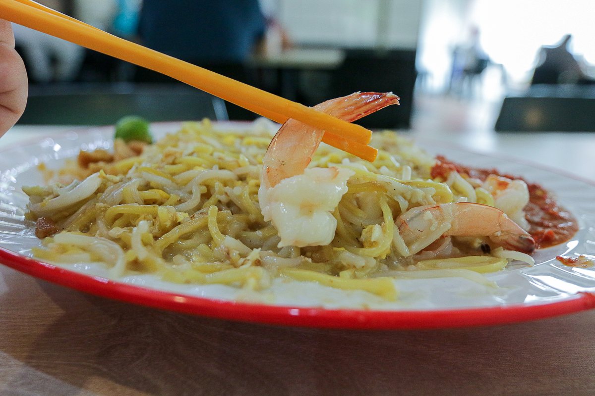 Bedok 69 Fried Hokkien Mee - prawns