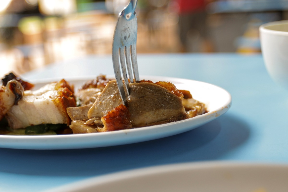Chef Lup Roasted - slice of duck