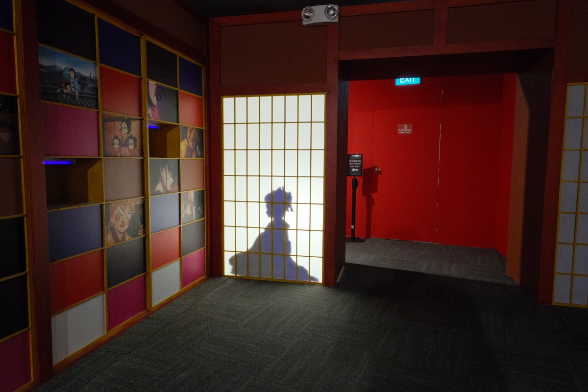 Demon Slayer exhibition Singapore - installation