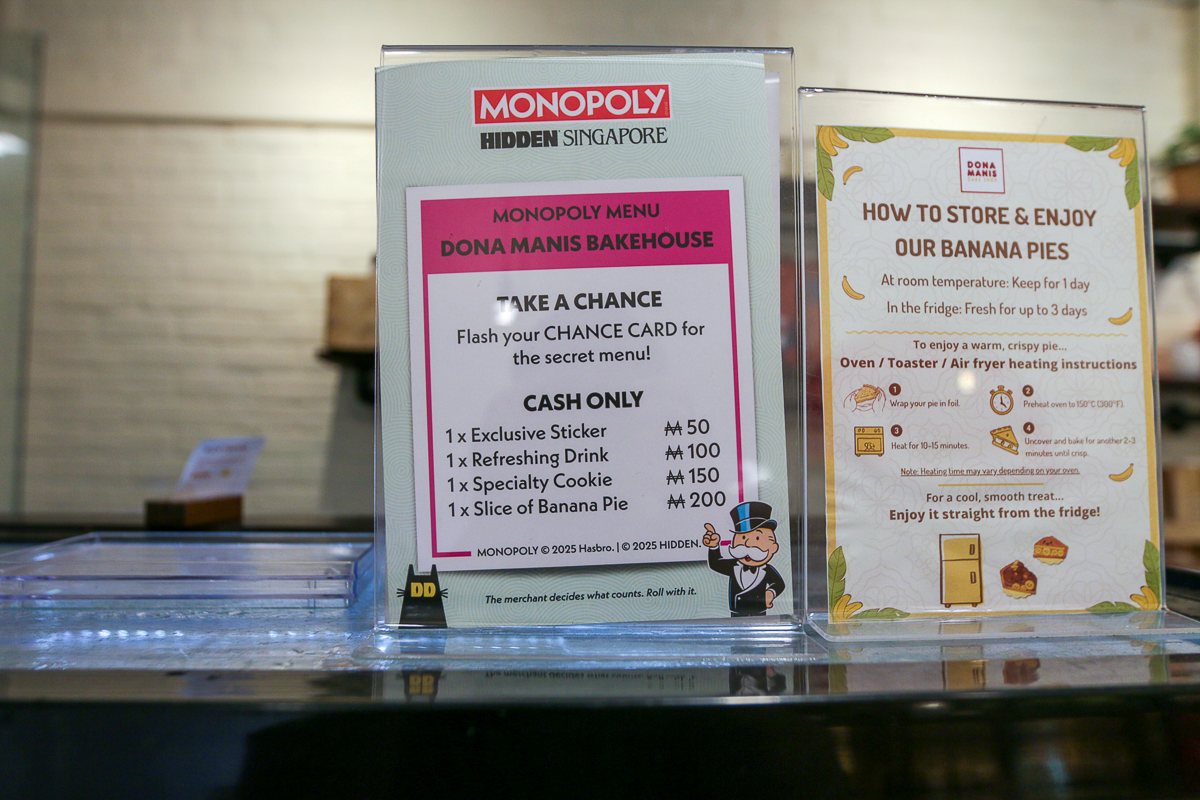Dona Manis Heritage Bakehouse - Hidden Singapore game signage
