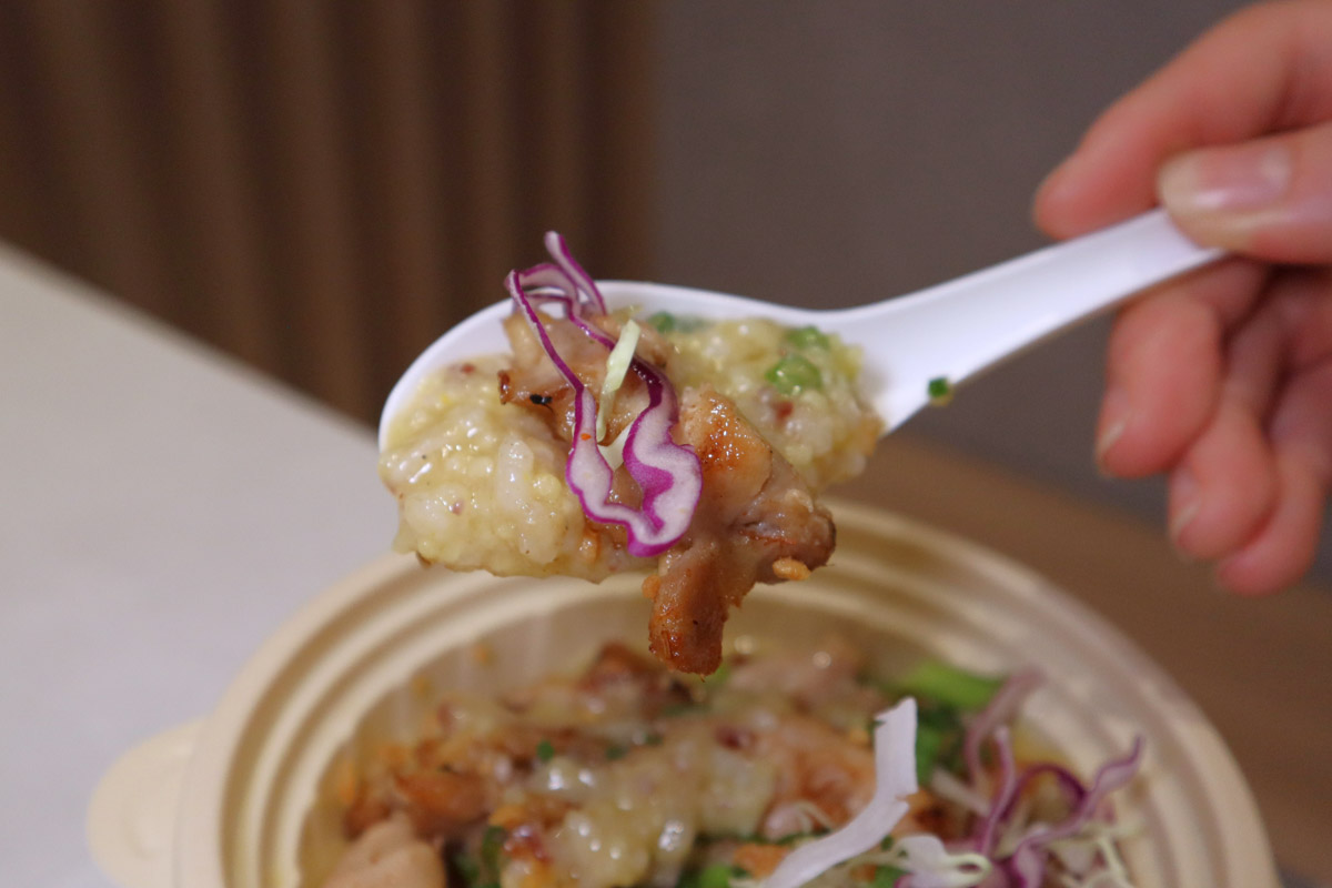 broth bowl - spoonful of congee