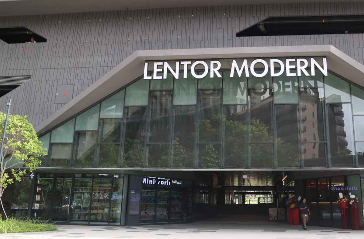 lentor modern - mall name & front view