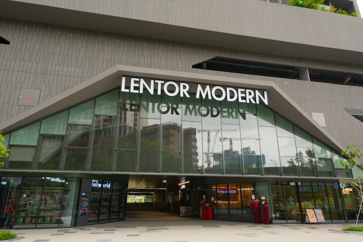 Lentor Modern - mall exterior