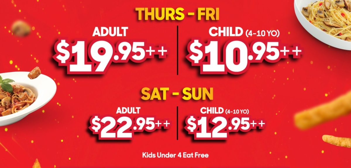 Pizza Hut unlimited buffet returns - prices Pizza Hut unlimited buffet returns - prices