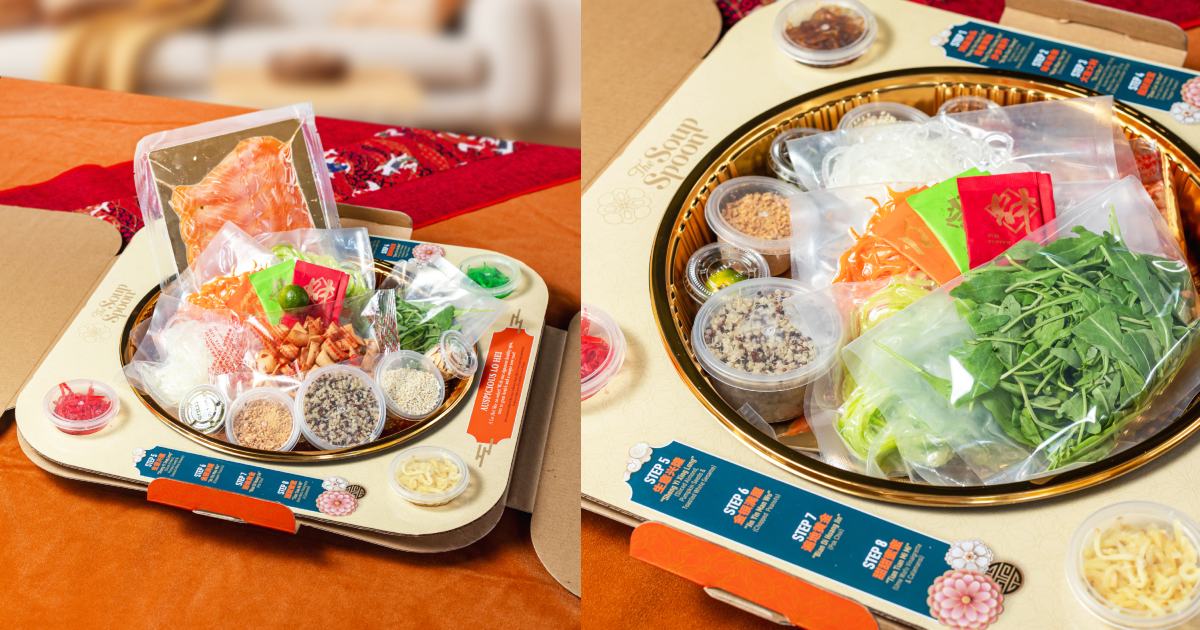 Chinese New Year Catering - the soup spoon yu sheng packaging