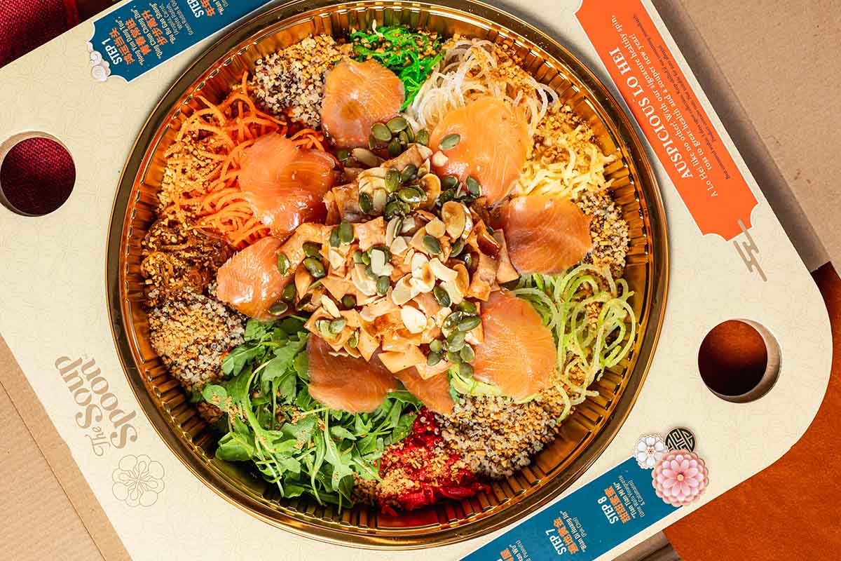 Chinese New Year Catering - the soup spoon yu sheng
