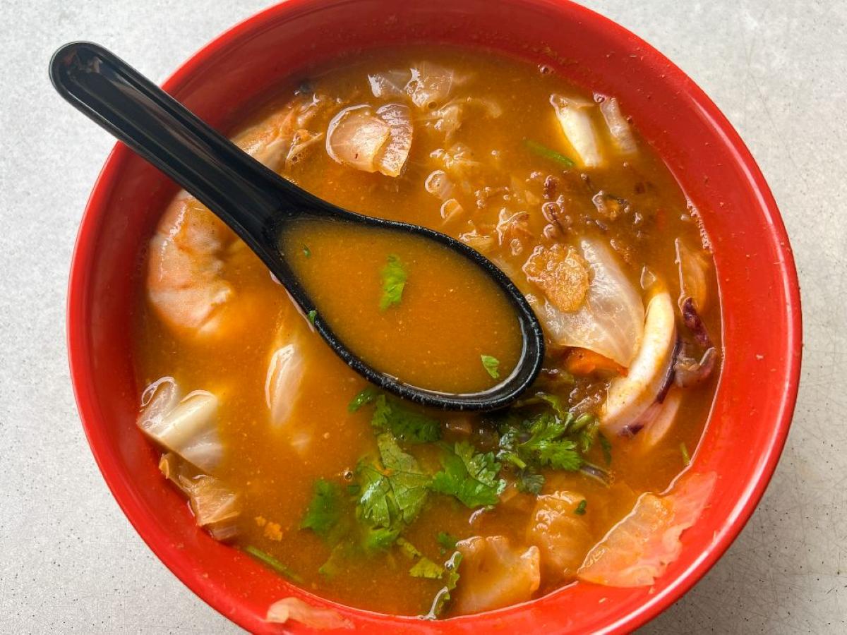 Thai Seng Fish Soup CNY closure - tom yam seafood soup