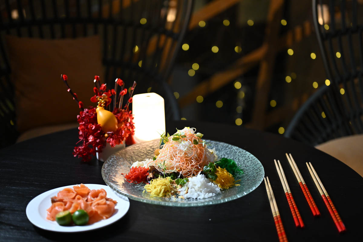 parkroyal collection marina bay CNY - yu sheng