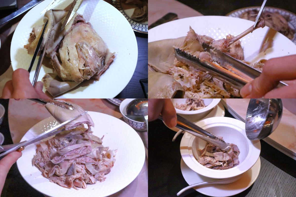 fu yuan teochew greenwood - pig's stomach soup deboning