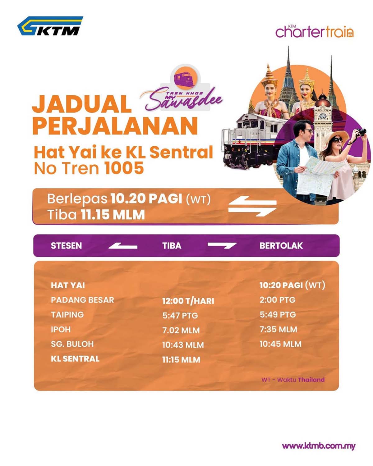 KTM KL Hatyai - Info 3