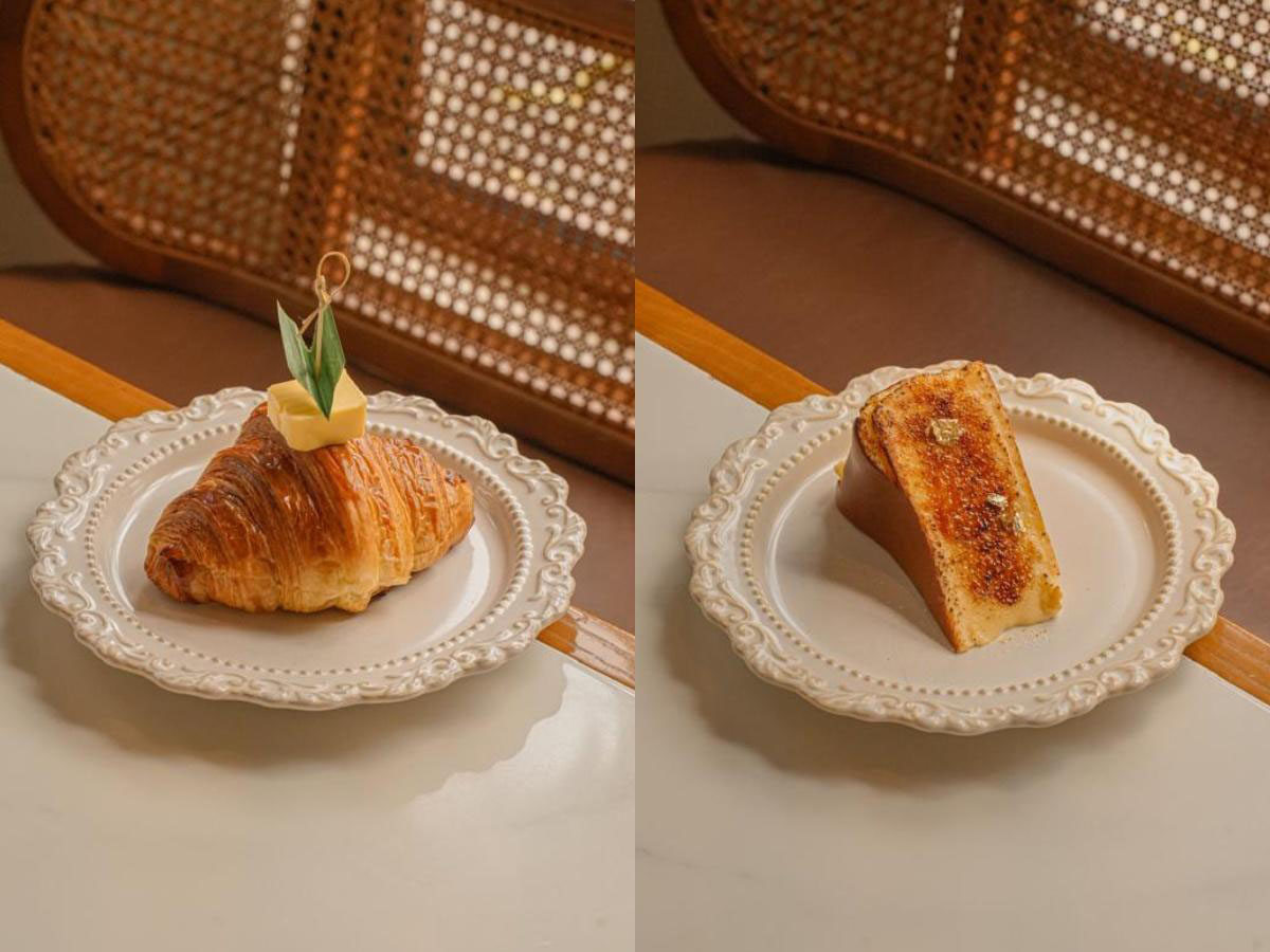 Nimmies Pastry Cafe - Croissant & cheesecake