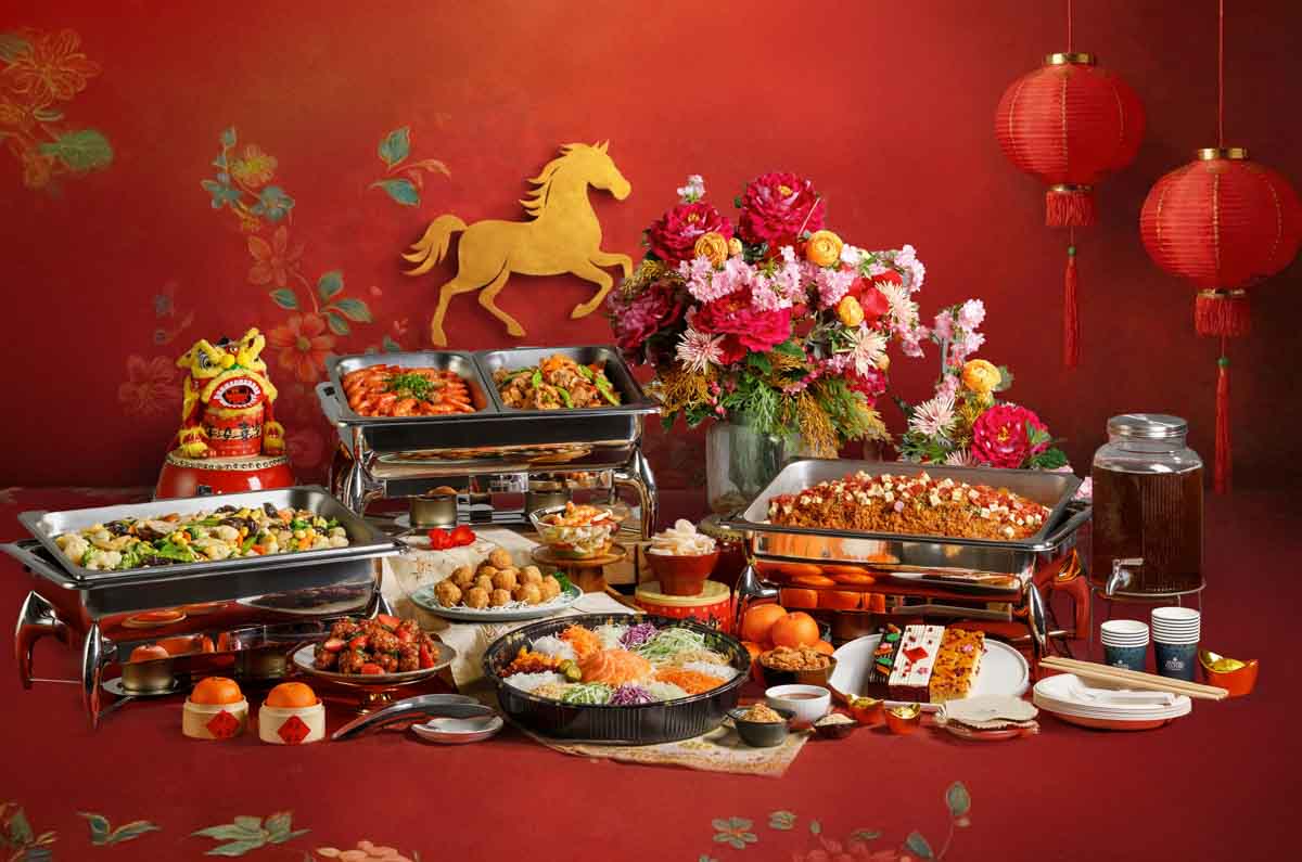Chinese New Year Catering - Penang Culture Catering grand buffet