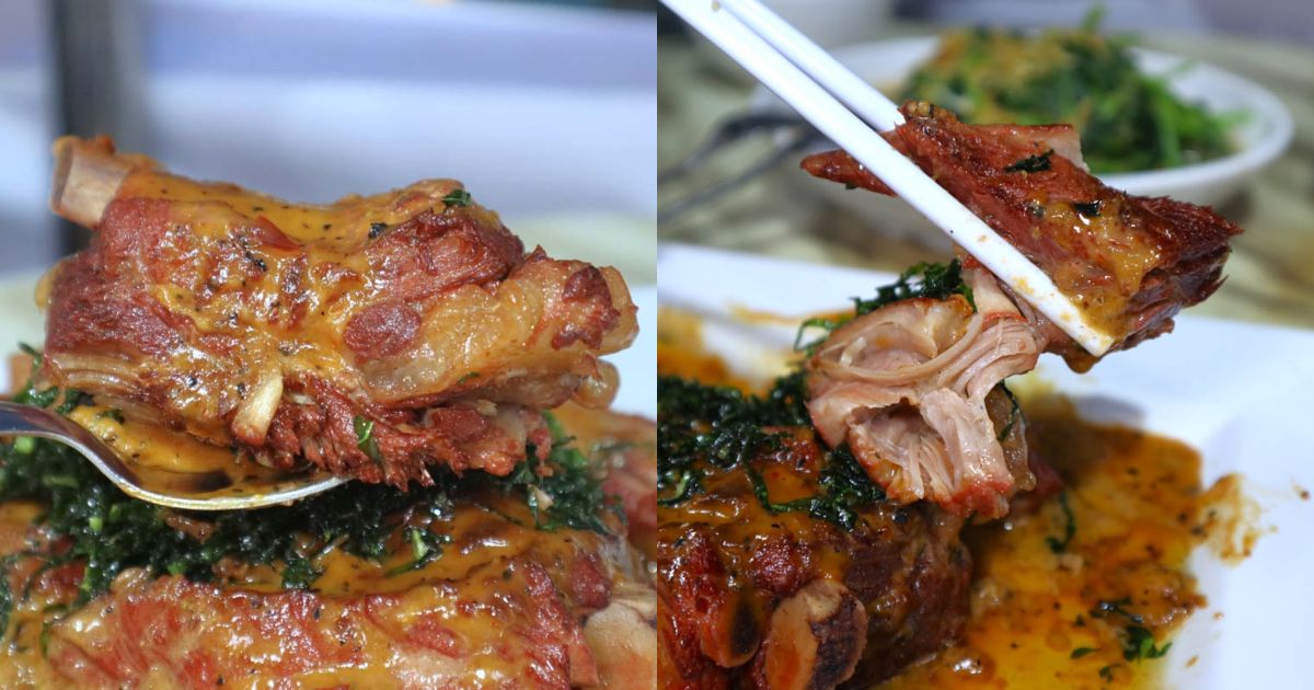 bugis fish head steamboat - mongolian pork ribs softness