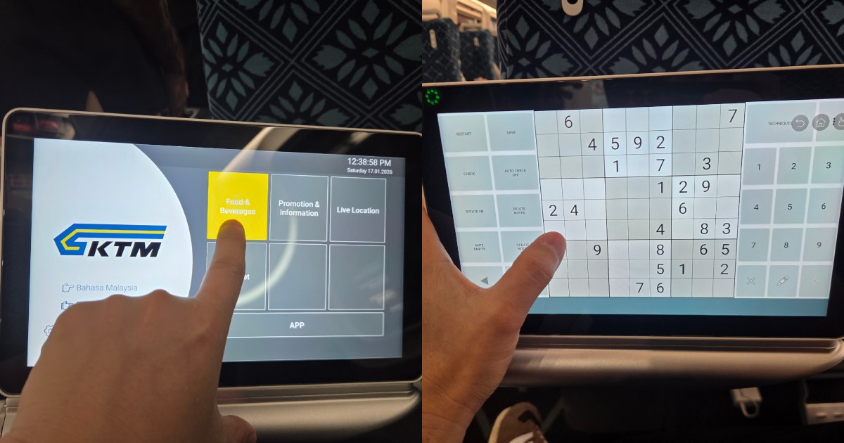 ETS jb to kl - seating