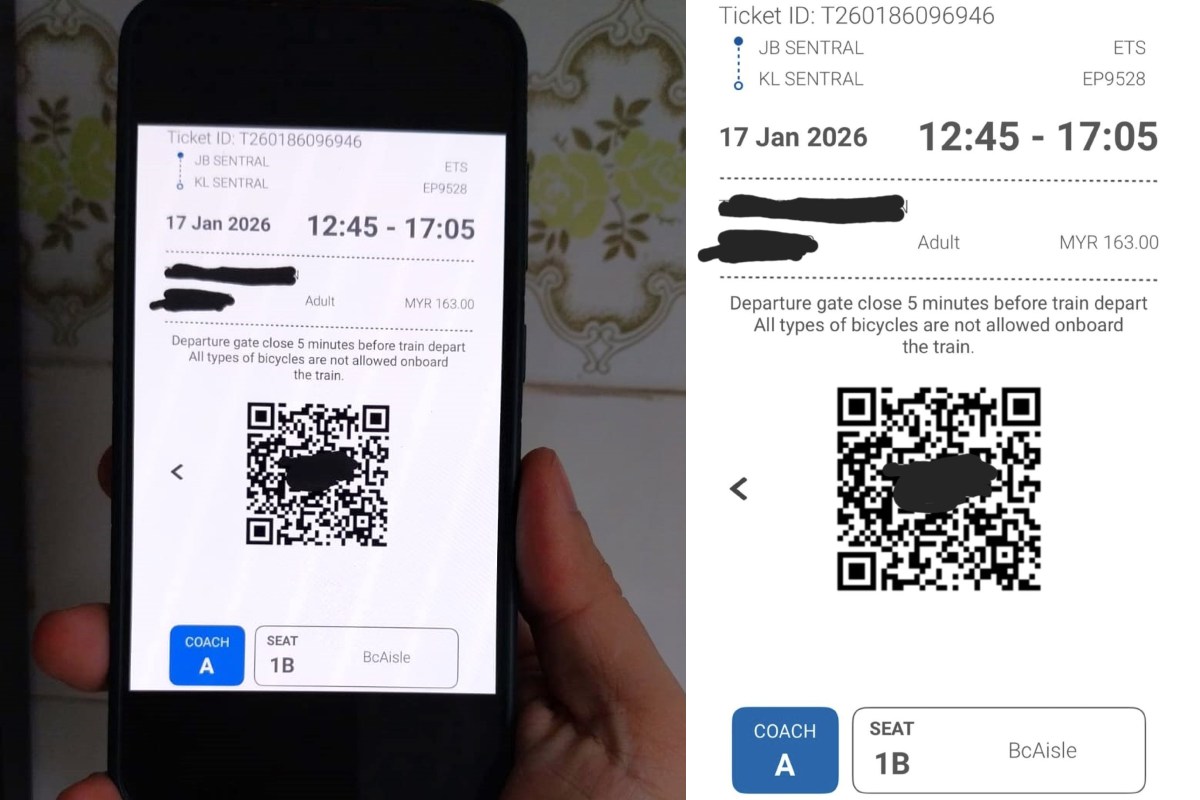 ETS jb to kl - jb to kl ticket