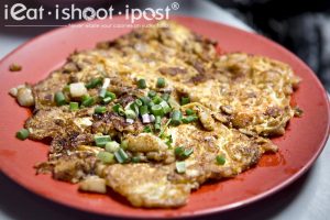 Miow Sin Carrot Cake and Popiah stall - Plate of carrot cake