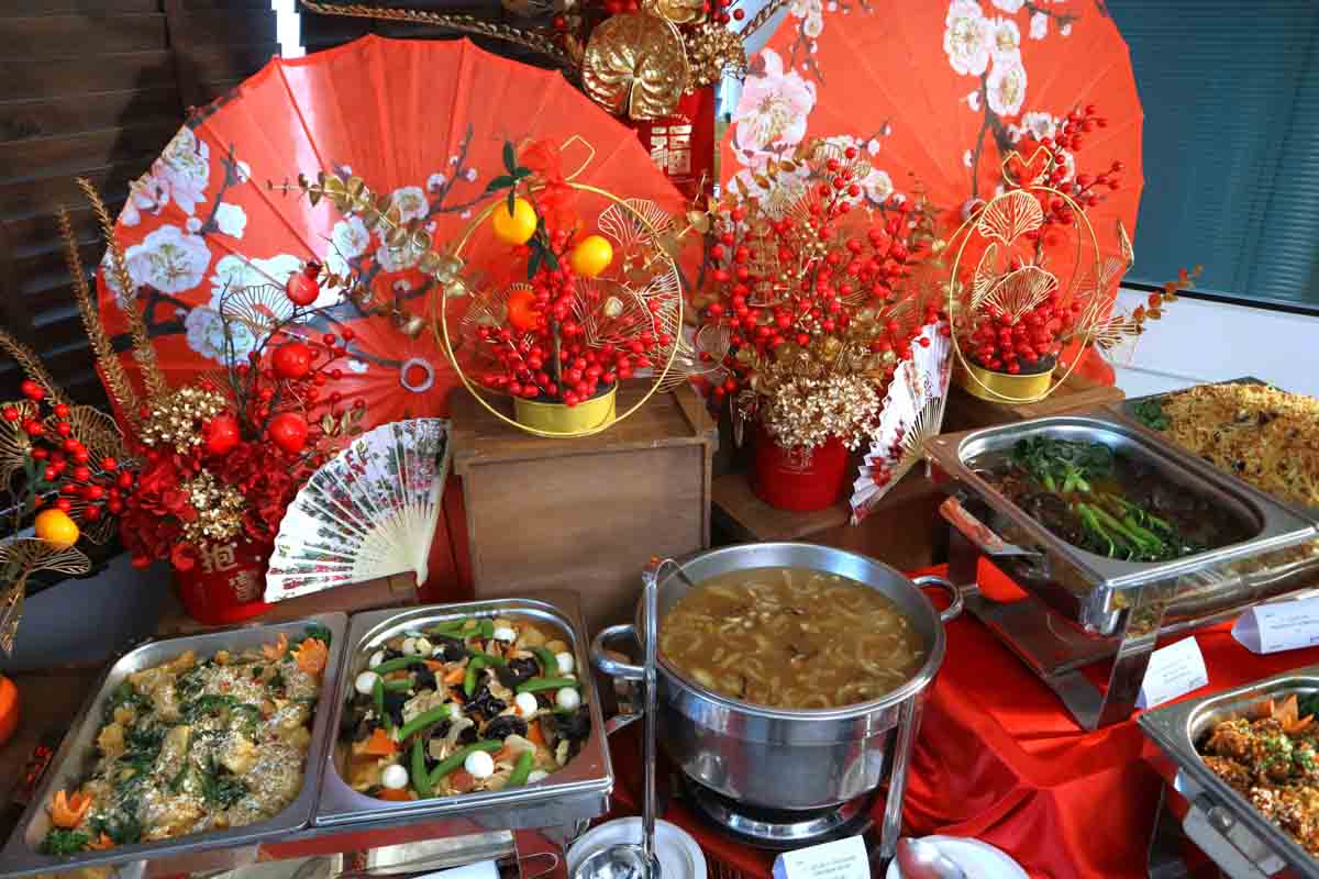 Gourmetz everlasting prosperity buffet - display