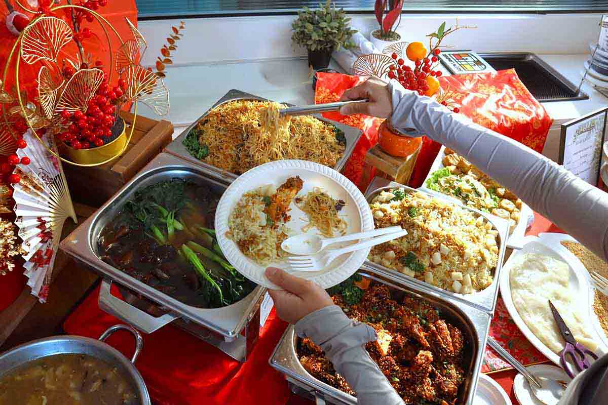 gourmetz CNY - buffet flow