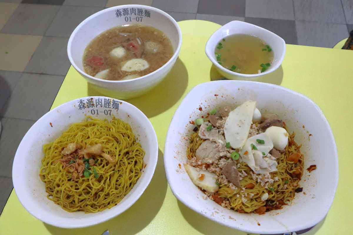 Chong Boon Food Centre BCM showdown: Yong Xin vs Sen Yuan Bak Chor Mee ...