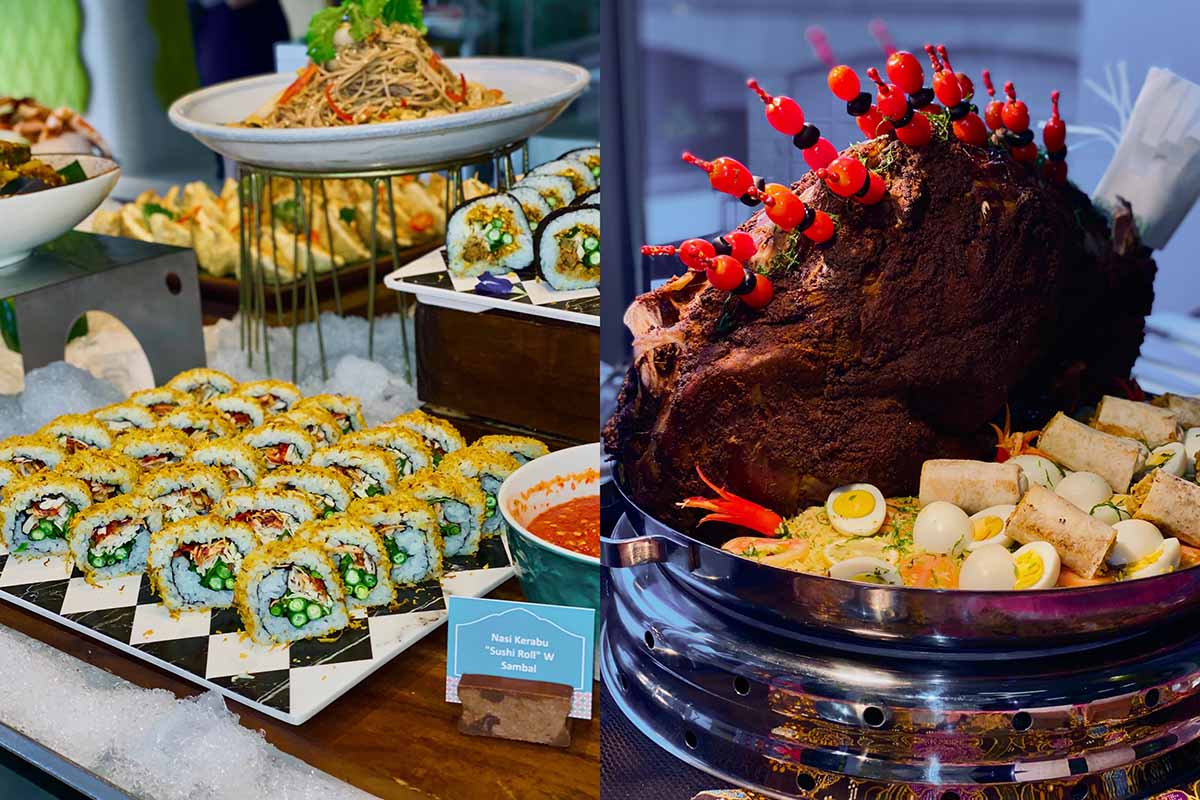 Aloft KL Sentral - Nasi Kerabu Sushi & Lamb