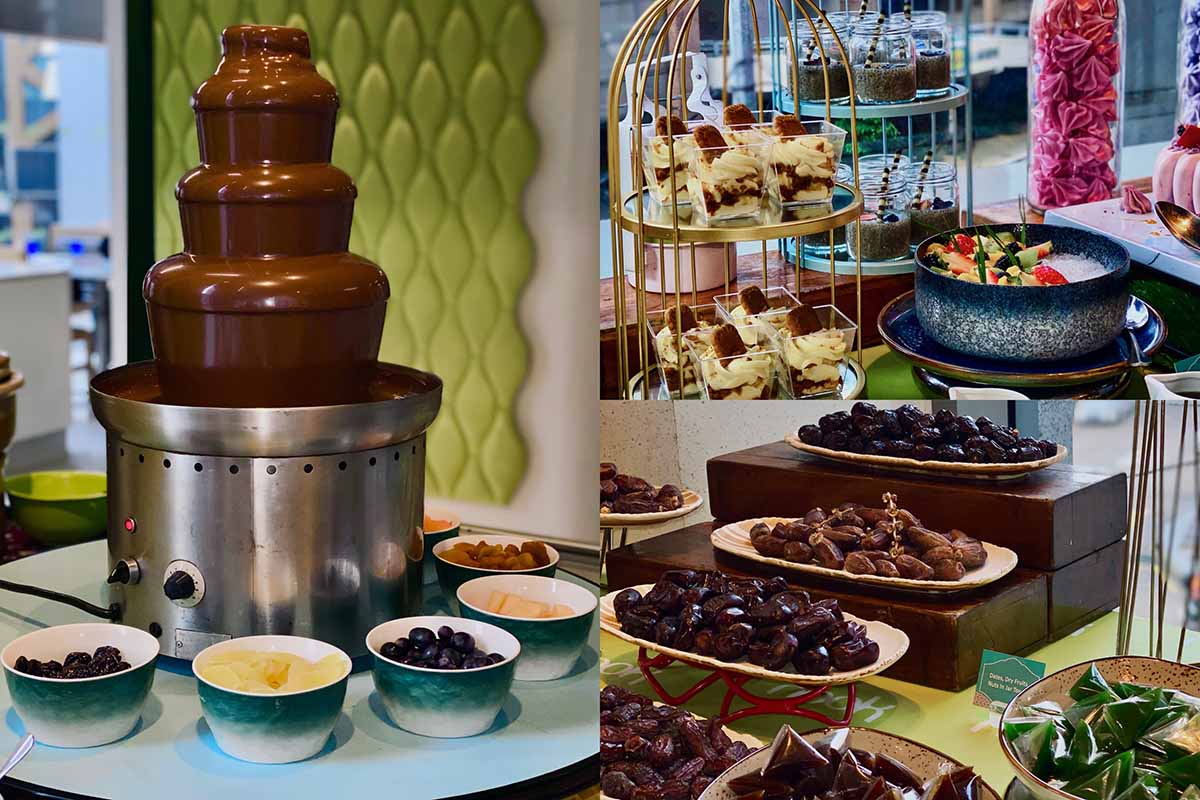 Aloft KL Sentral - Chocolate fountain & dates