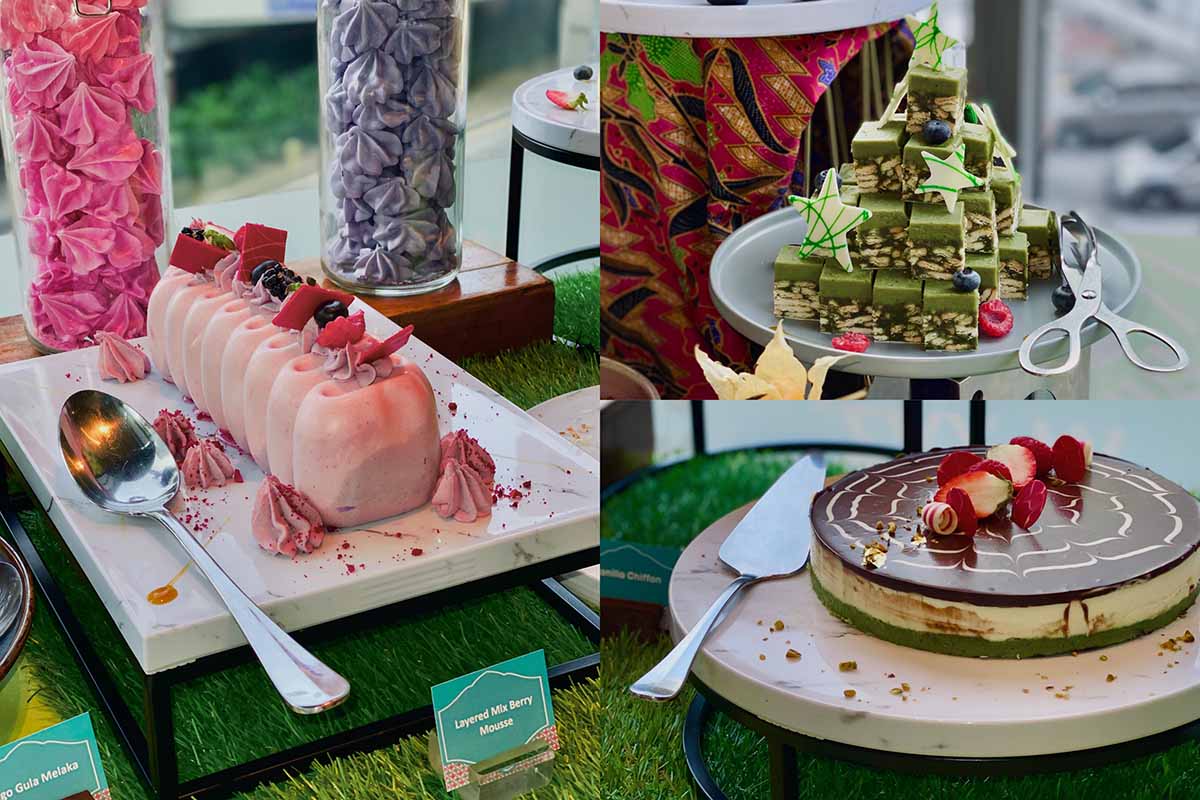 Aloft KL Sentral - Berry Mousse, Matcha Kek Batik & Pistachio Kunafa