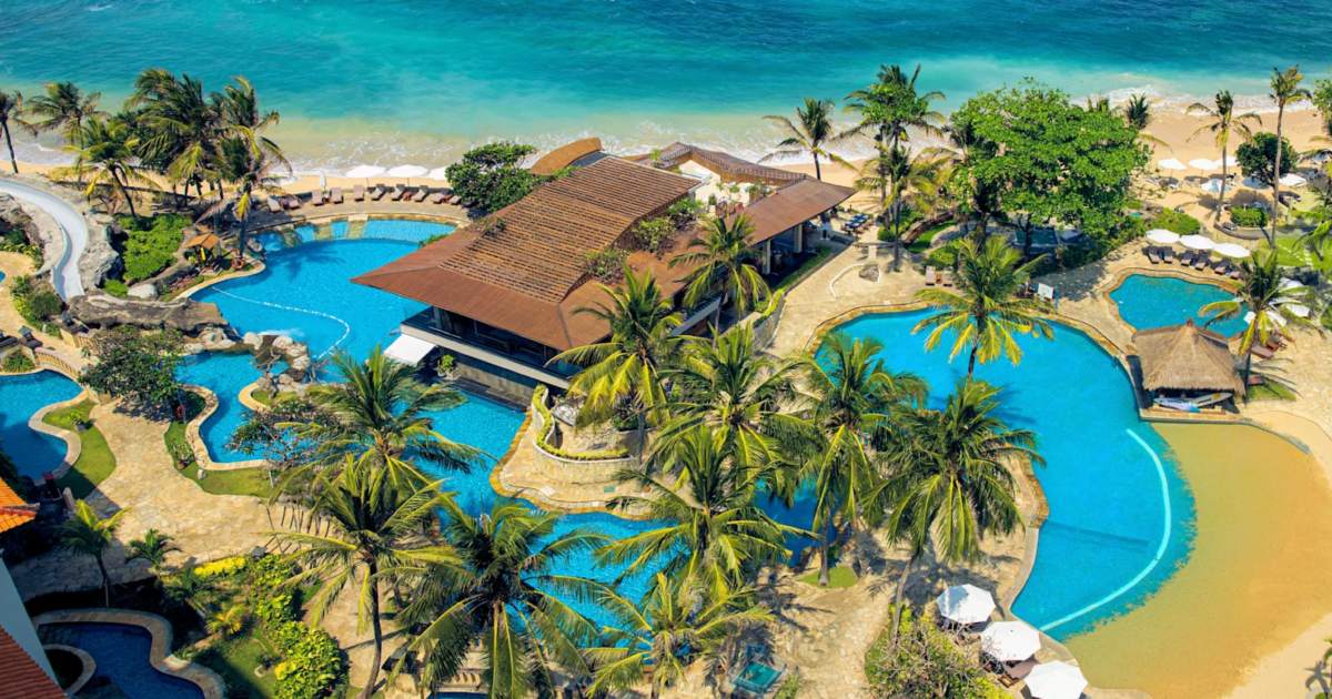 hilton - resort aerial view