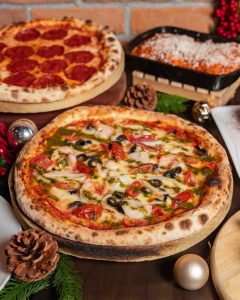 la pizzaiola block party - image of margherita pizza