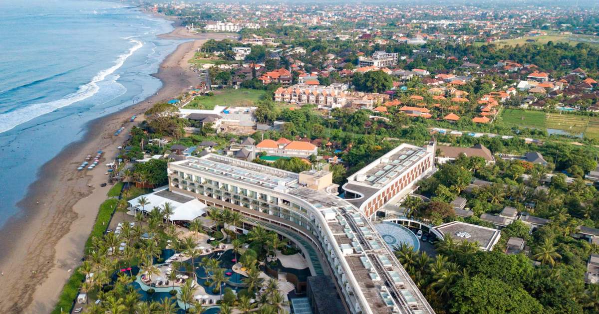 wbali - resort aerial view