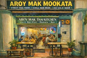 aroy mak mookata promotion - wall art