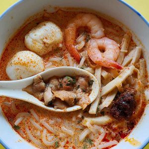 88 katong laksa closure - laksa dish
