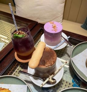 Mary Grace new international outlet - Singapore Sunrise, Ube Coconut Cloud & Drinkable Tiramisu drinks