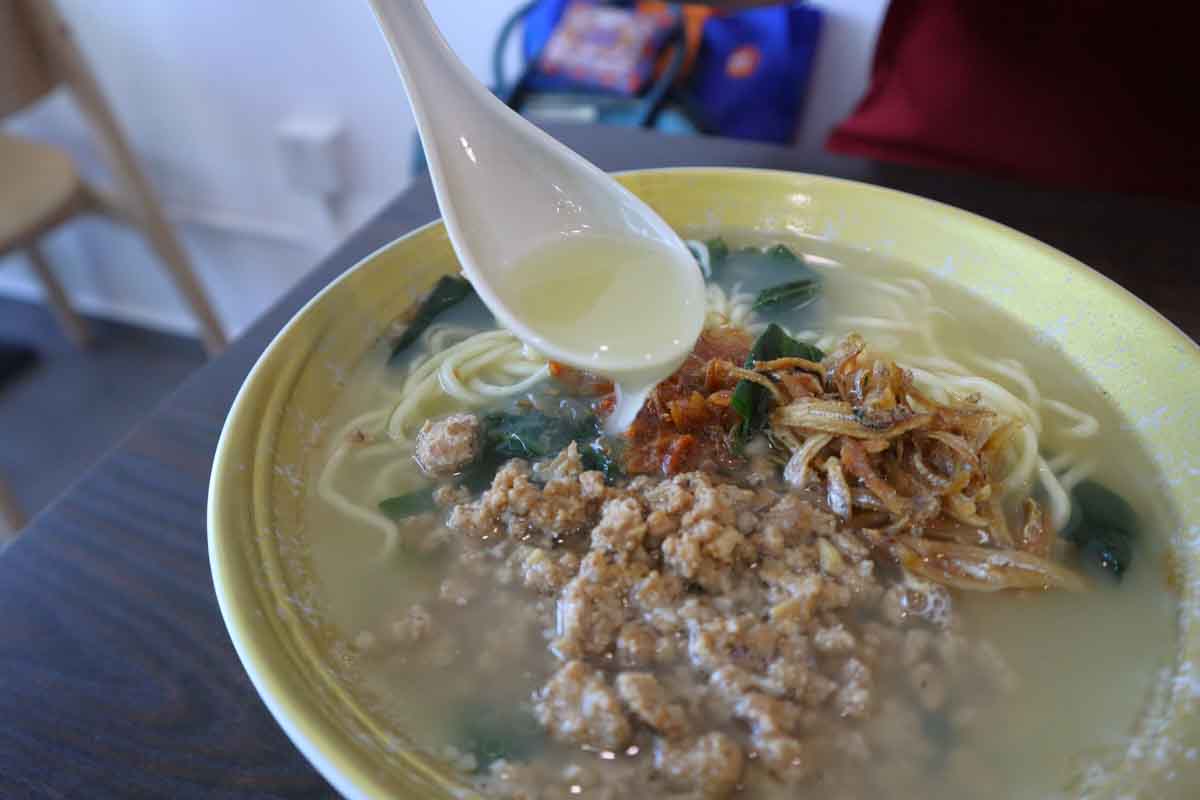 best-rated ban mian - broth