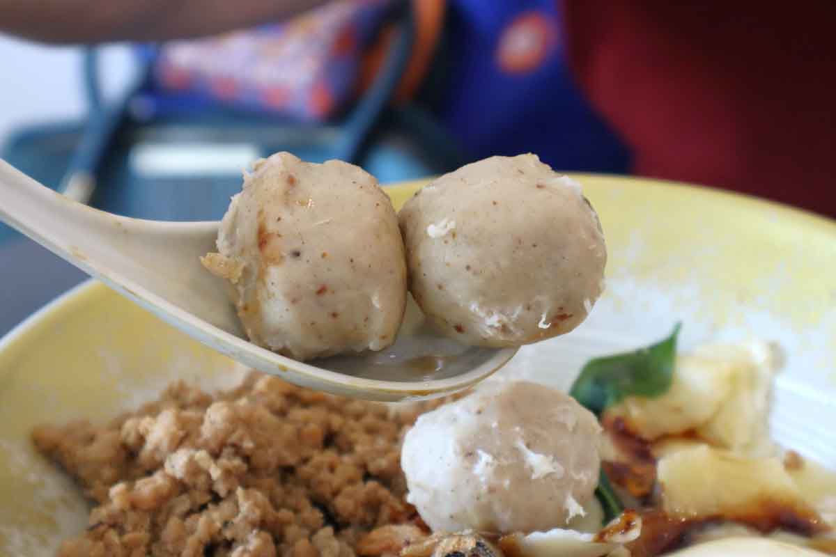 best-rated ban mian - meatball