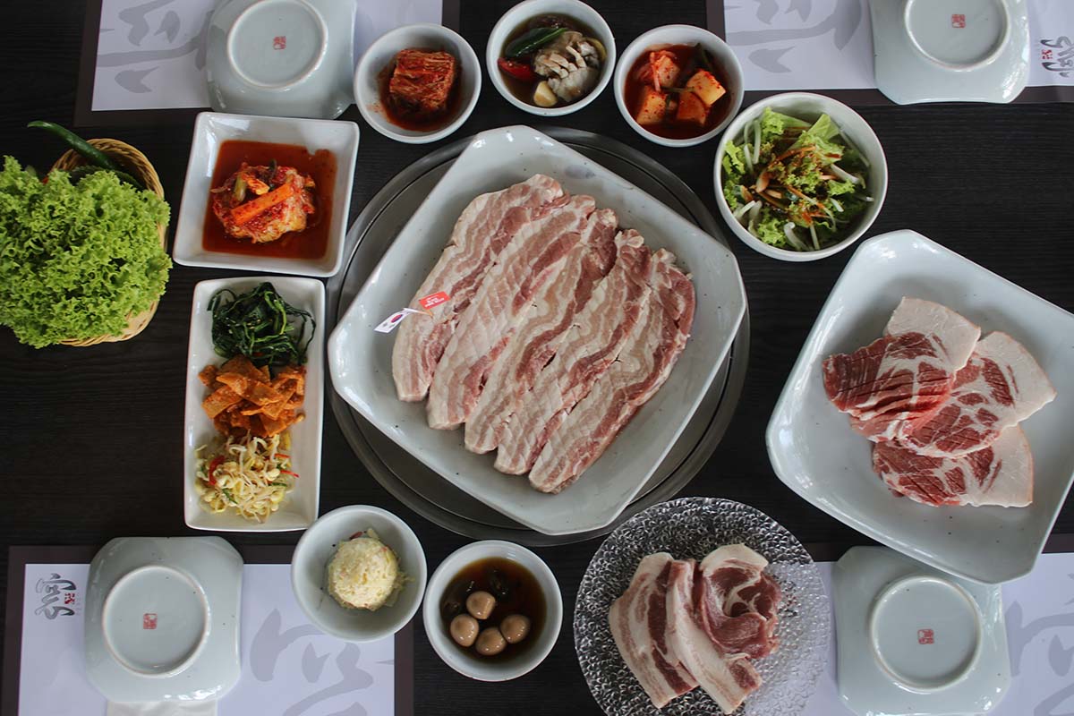 Jejudony Pork spots - Chang Korean BBQ food