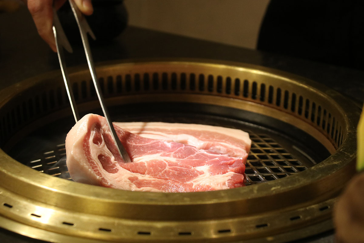 Jejudony Pork spots - DRIM Gold grilling pork