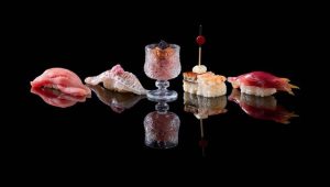 haku sushi promotions - image of 5 premium sushi