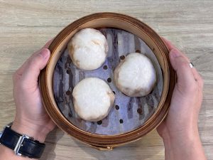 zhujiao dumplings - xiao long bao dish