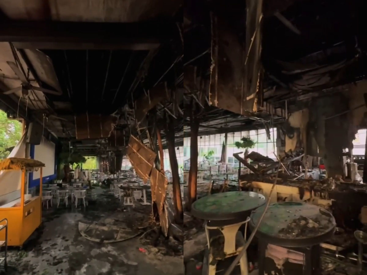 Caffeinees Kg Pandan Fire - Fire aftermath