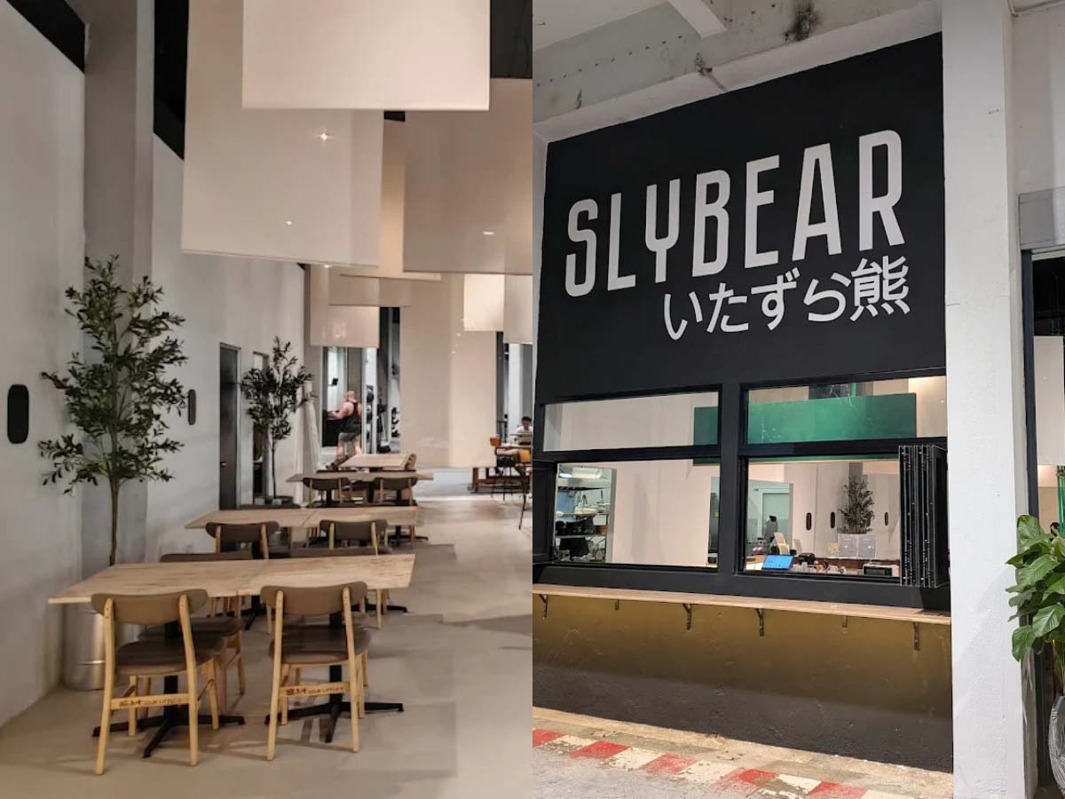Sly Bear Cafe - Storefront & seatings