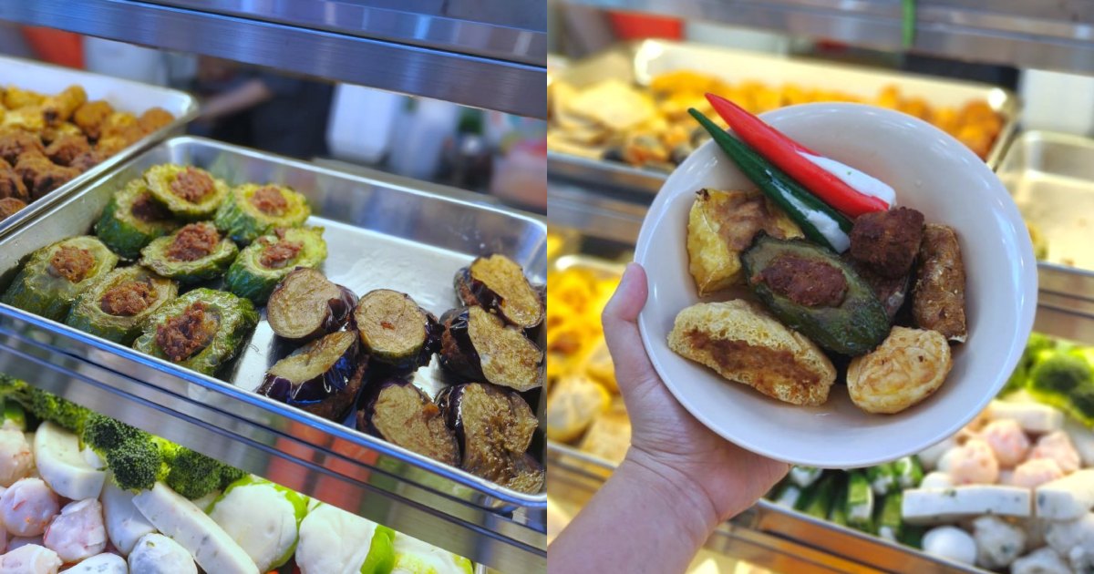 xin cheng yong tau foo - ingredients taking