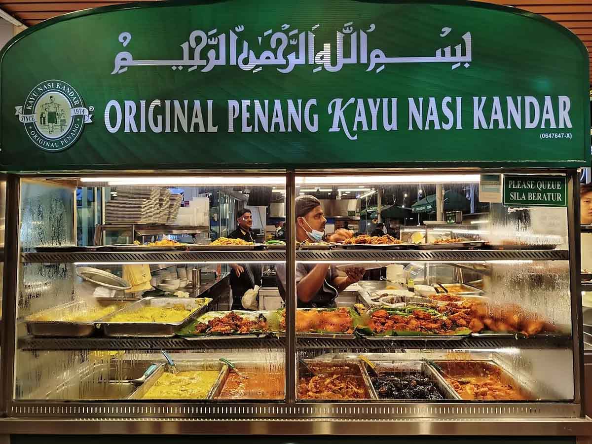 Original Penang Kayu Nasi Kandar - Counter