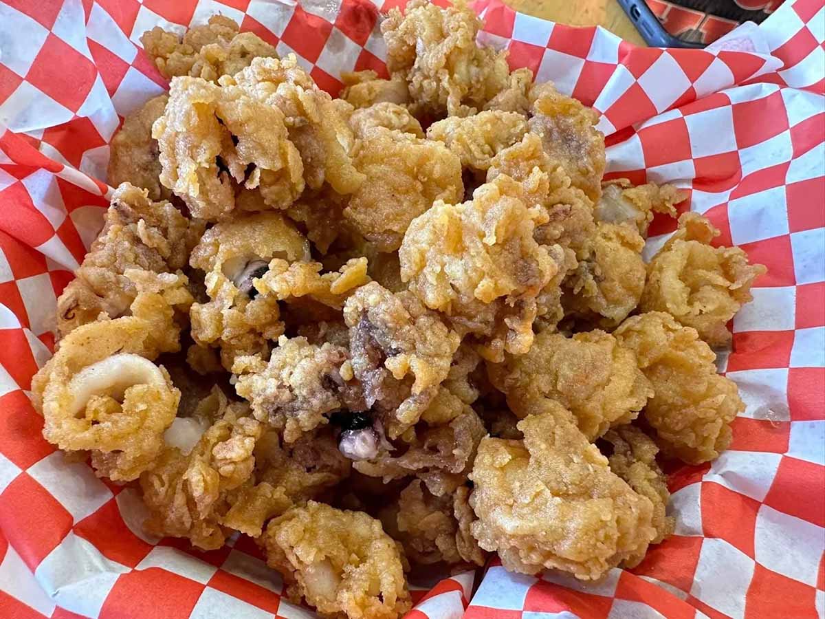 Kendong Char Kuey Teow - Sotong goreng