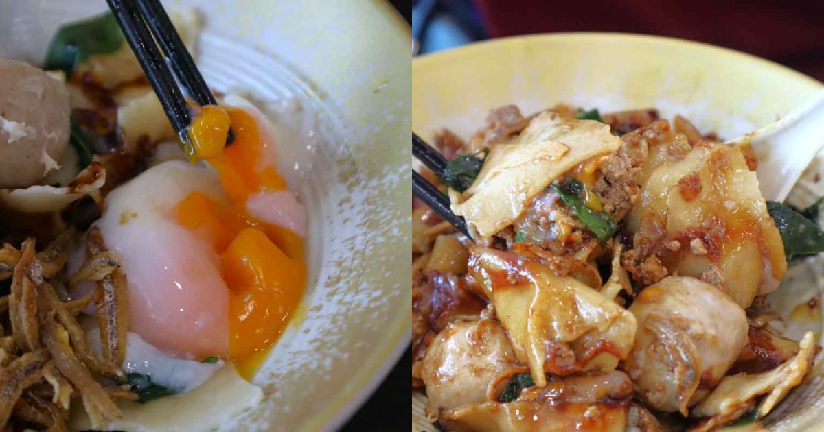 best-rated ban mian - toss egg