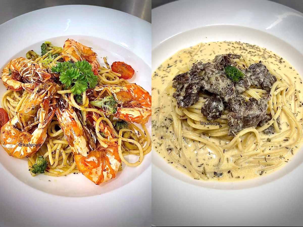 Kafe OYA - Aglio Olio & Carbonara
