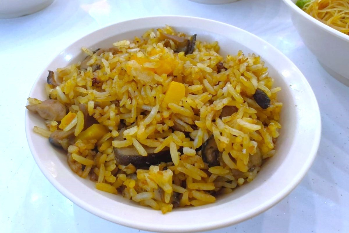 xin cheng yong tau foo - yam rice