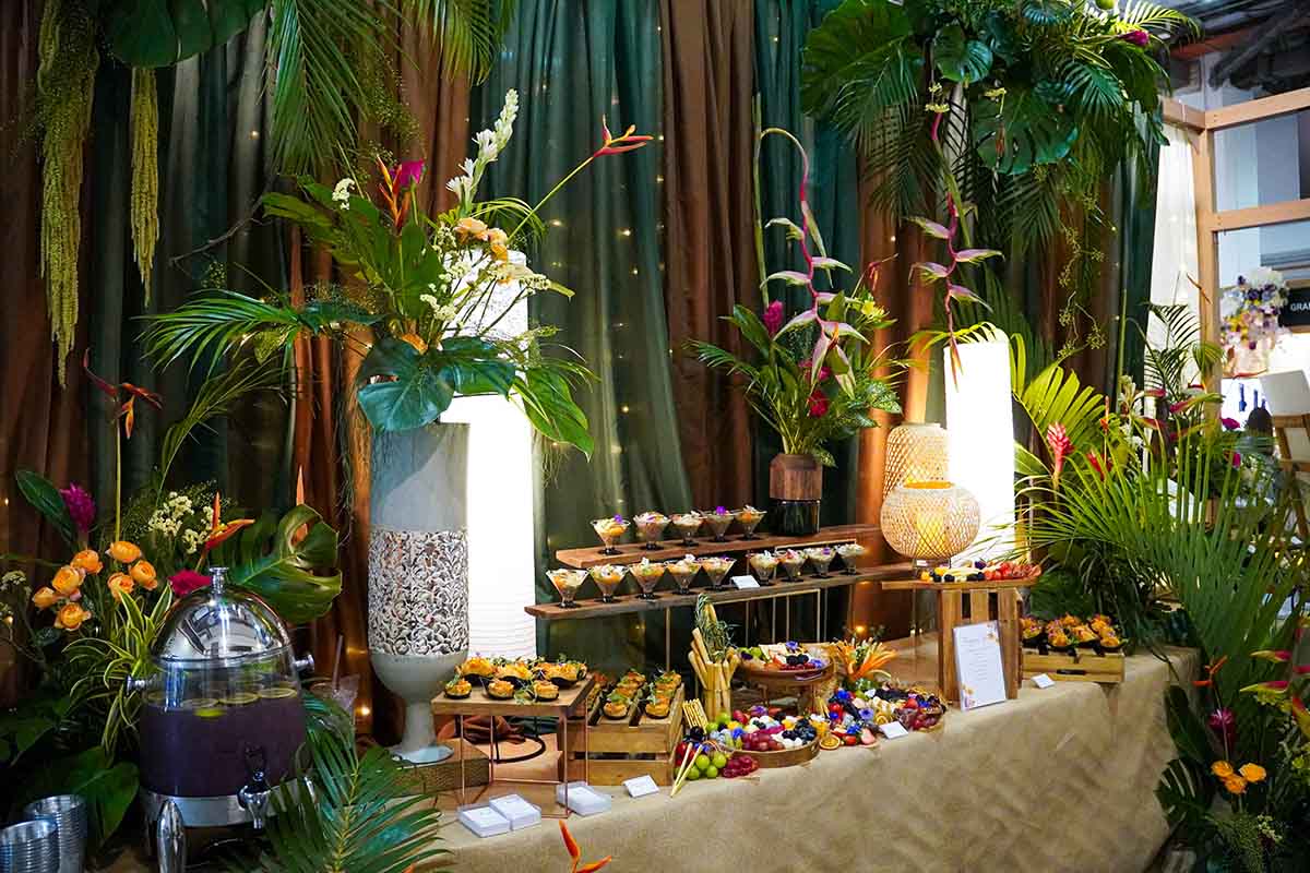 manna pot - wedding setup
