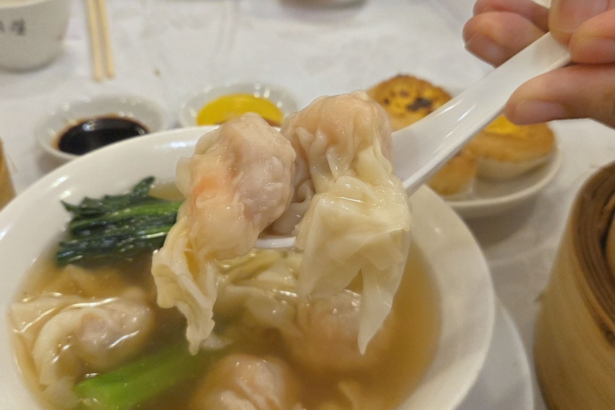 luk yu tea house - dumpling CLOSEUP