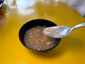 $7 cai fan buffet - shark fin soup