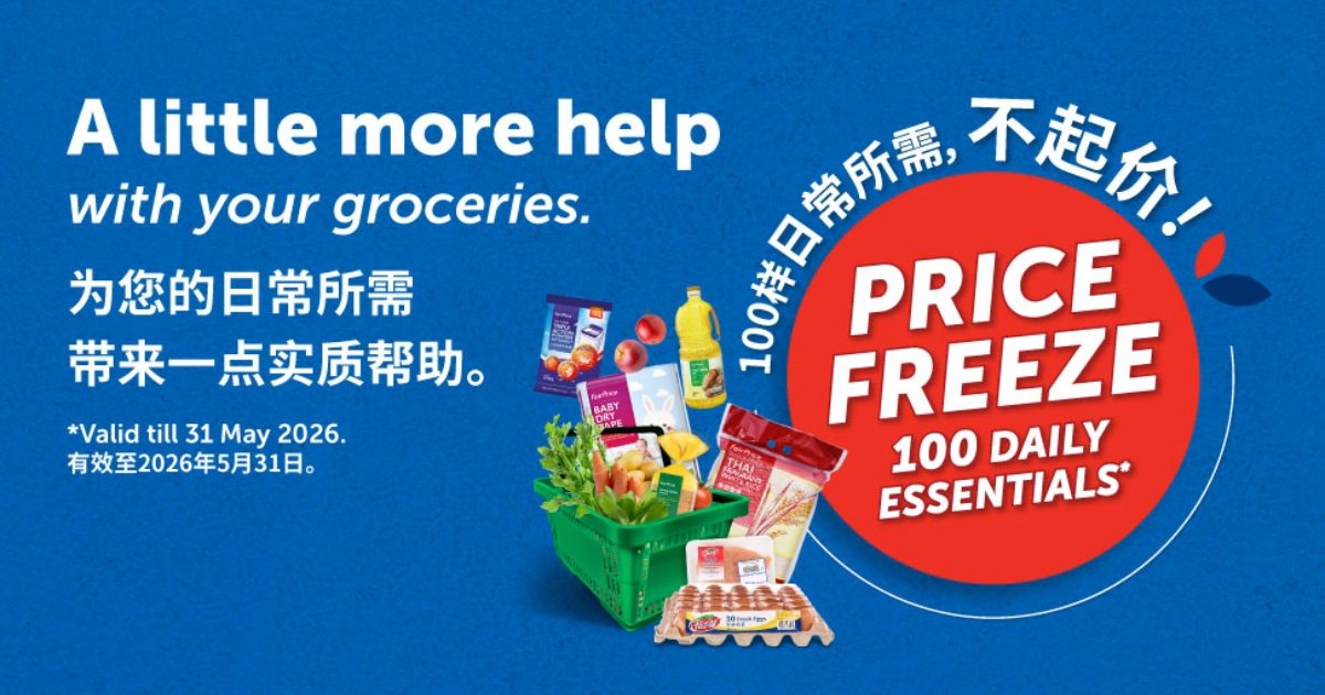 Fairprice Group - Image of the fixed price for 100 essential items. 